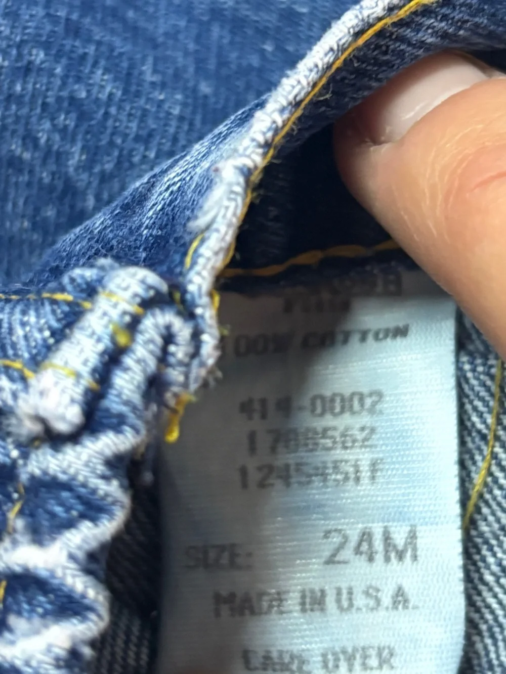 Osh kosh made in the USA jeans size 24 months